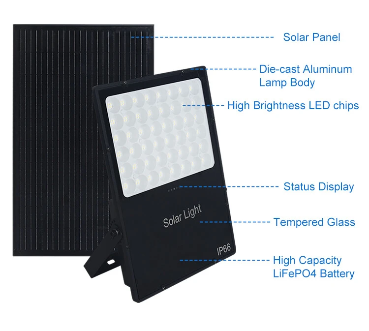 Solar Flood Light detail