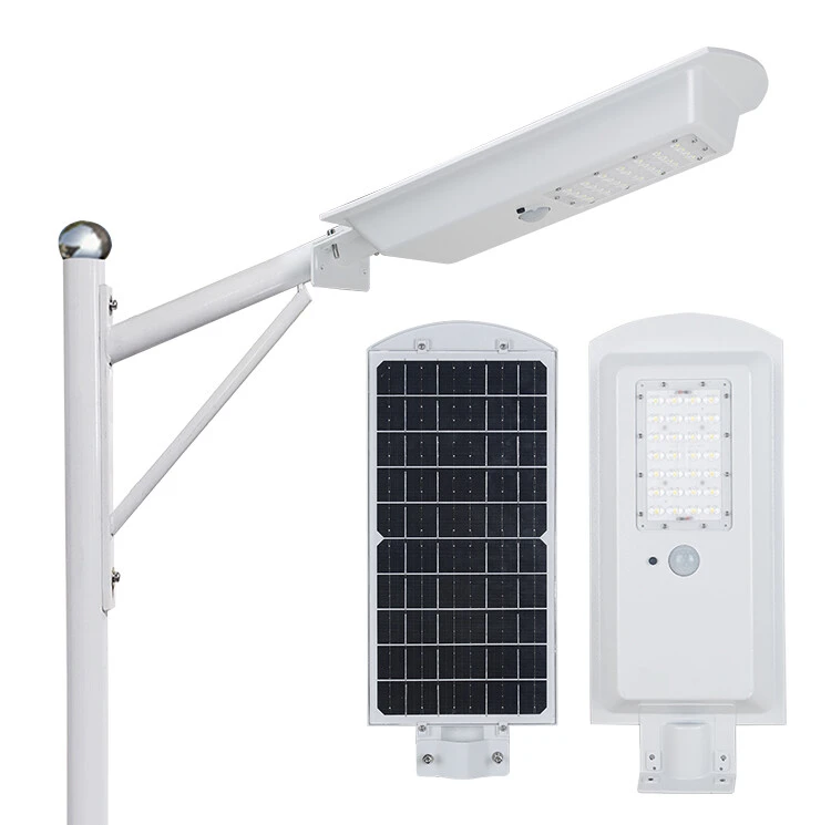 All in One LED Solar Street Light Dusk to Dawn detail