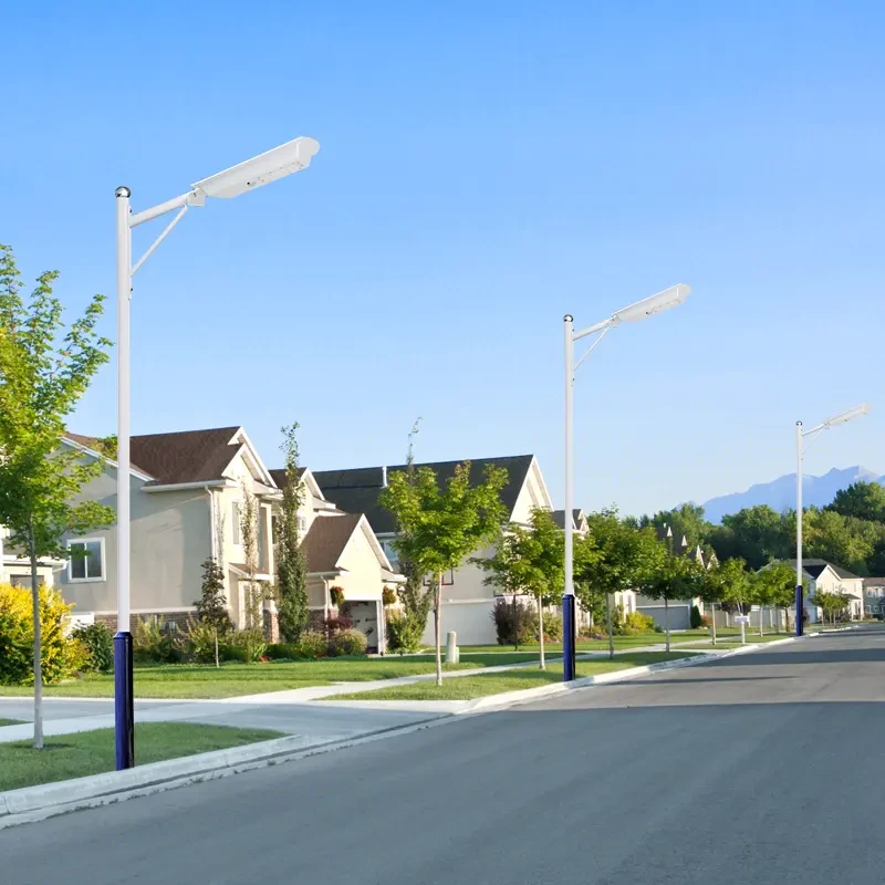 All in One LED Solar Street Light Dusk to Dawn detail