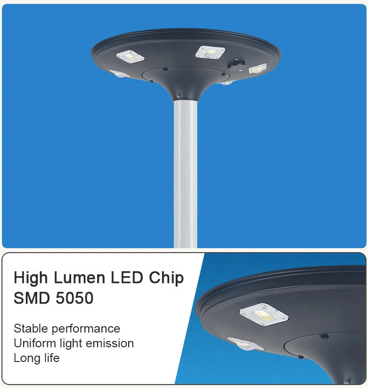 Solar Post Top Garden Light detail