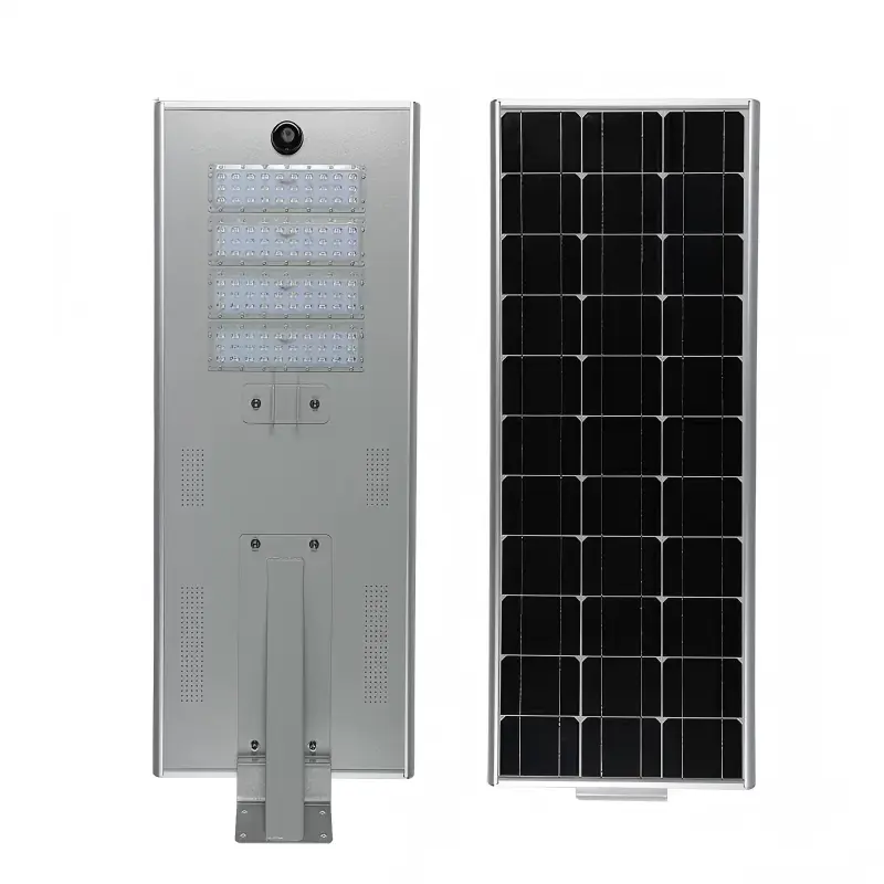 Integrated solar street light