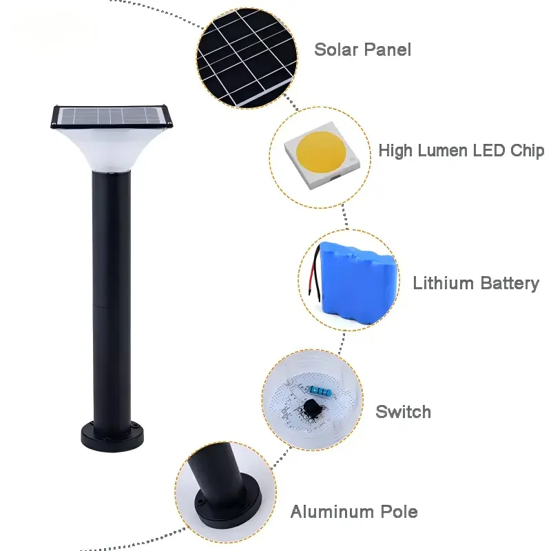 solar powered led landscape lights thumbnail 4
