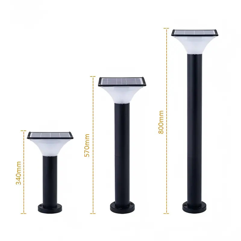solar powered led landscape lights detail
