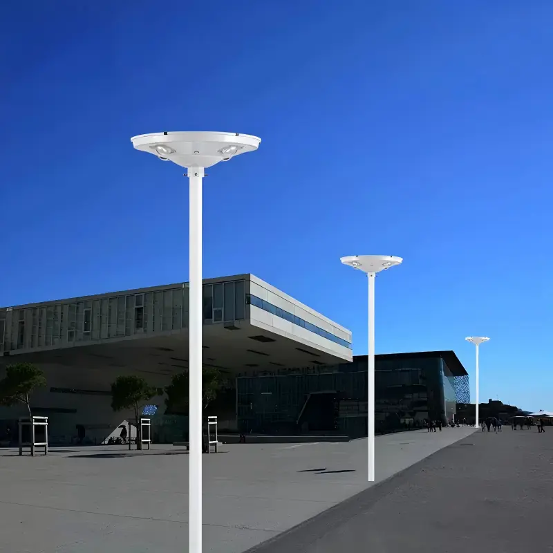 UFO outdoor waterproof motion sensor led solar garden light 40w 50w thumbnail 4