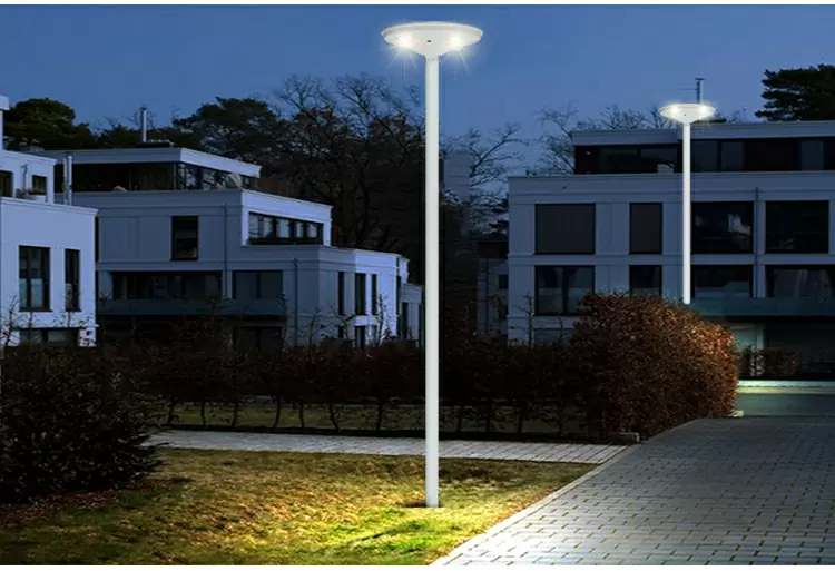 UFO outdoor waterproof motion sensor led solar garden light 40w 50w detail