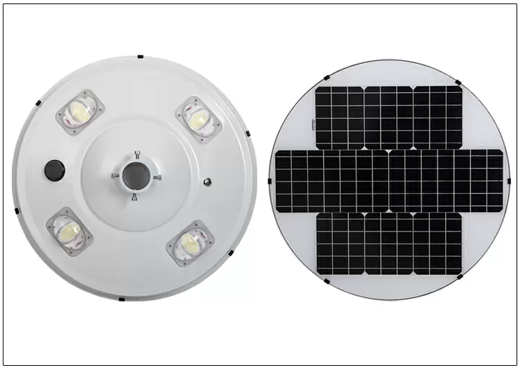 UFO outdoor waterproof motion sensor led solar garden light 40w 50w detail