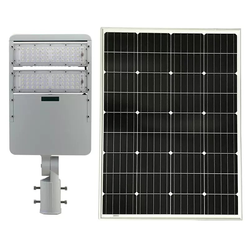 commercial split solar street light 100w factory thumbnail 3