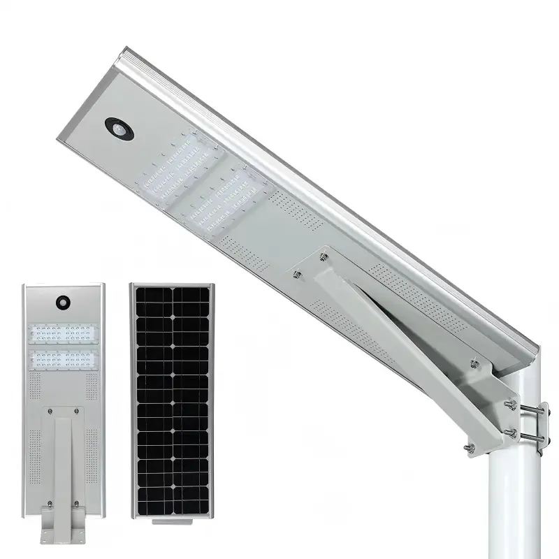 30w all in one solar powered street lamp dusk to dawn with motion sensor thumbnail 2