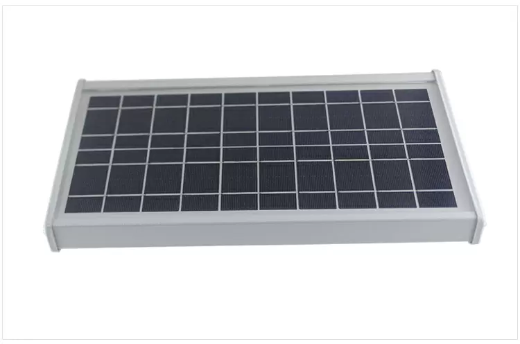 Integrated solar wall lights outdoor detail