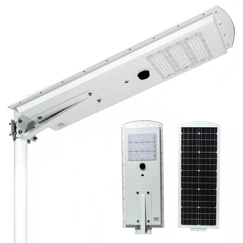 50w ip65 outdoor adjustable integrated motion sensor all in one led solar light street - Main Image