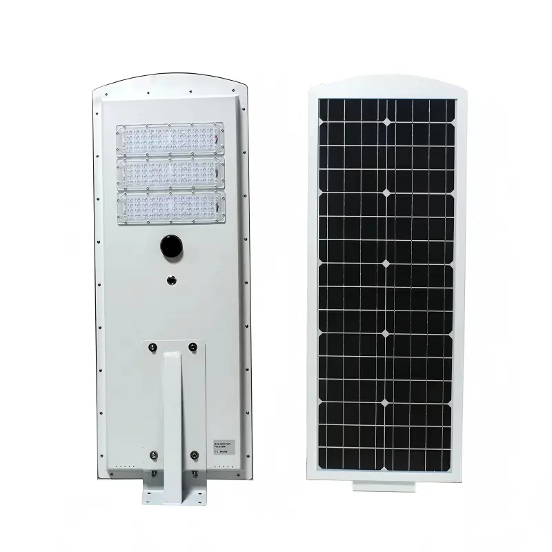 50w ip65 outdoor adjustable integrated motion sensor all in one led solar light street thumbnail 2