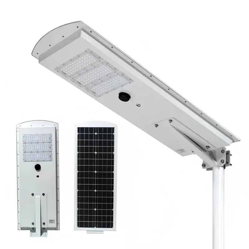 50w ip65 outdoor adjustable integrated motion sensor all in one led solar light street thumbnail 3