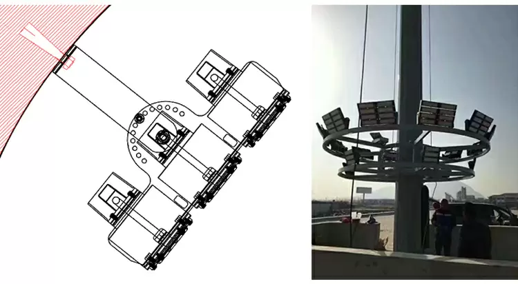 150w led tunnel light waterproof detail