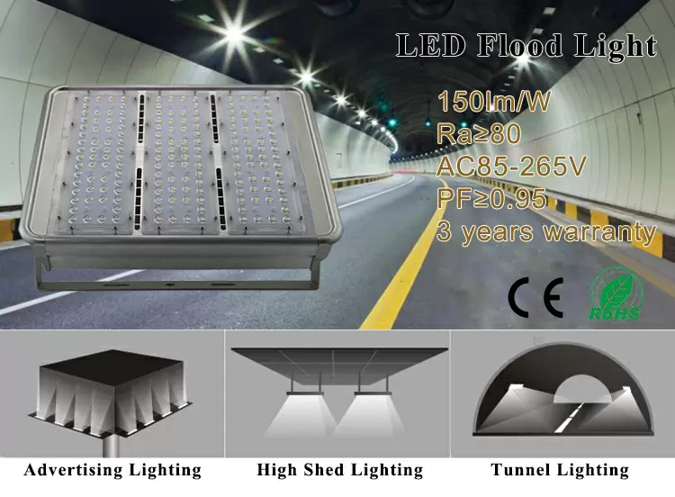 150 watt led flood light detail