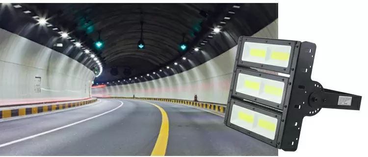High power 150lmw cob outdoor ip66 led tunnel light fixtures 150w detail