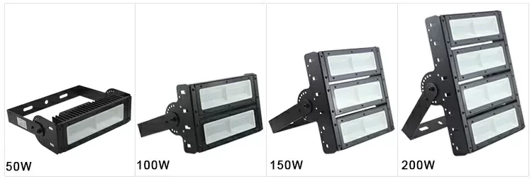 High power smd adjustable outdoor led wall mount security flood lights 150 watt detail