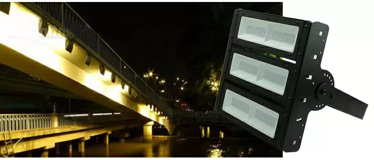 High power smd adjustable outdoor led wall mount security flood lights 150 watt detail