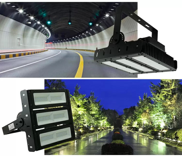 High power smd adjustable outdoor led wall mount security flood lights 150 watt detail