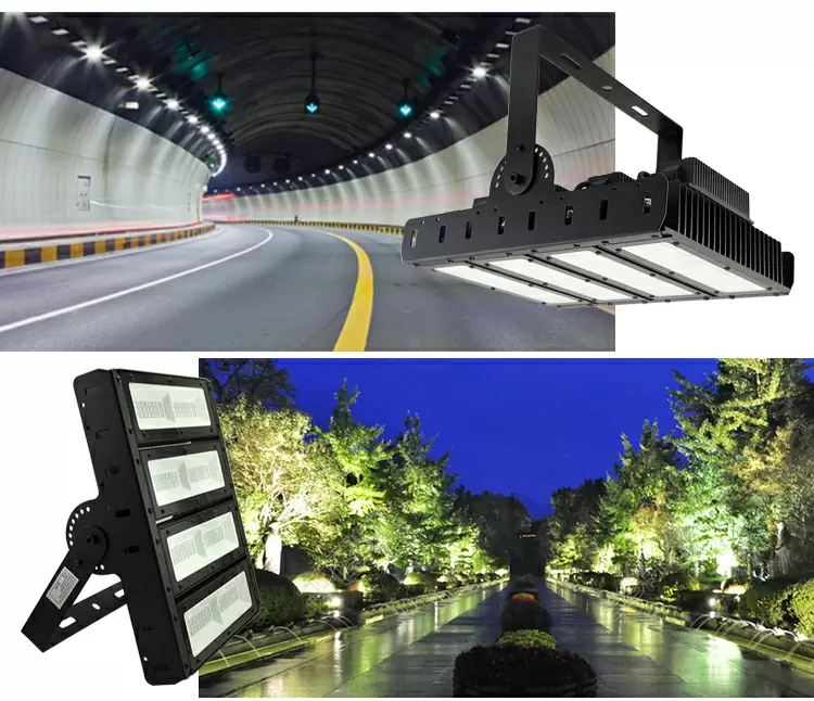 150lm/W IP66 waterproof 50w 100w 150w 200w 250w 300w led flood light fixtures AC85-265V detail