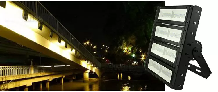 150lm/W IP66 waterproof 50w 100w 150w 200w 250w 300w led flood light fixtures AC85-265V detail