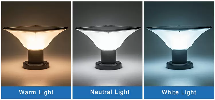 Solar Pillar Light detail