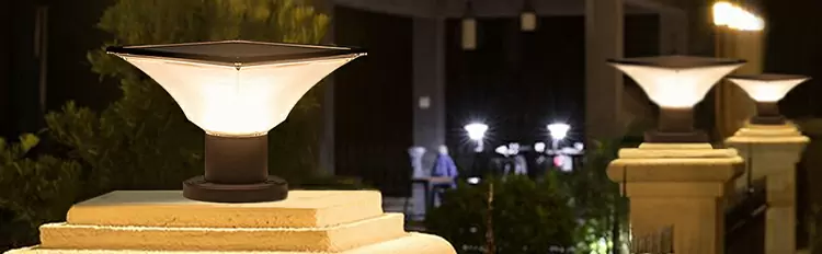 Solar Pillar Light detail