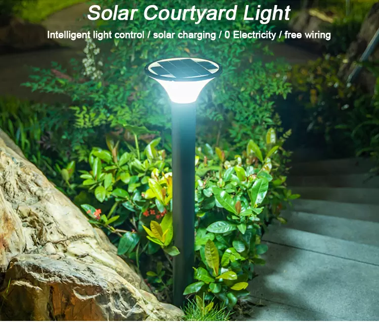Solar Lawn Light detail