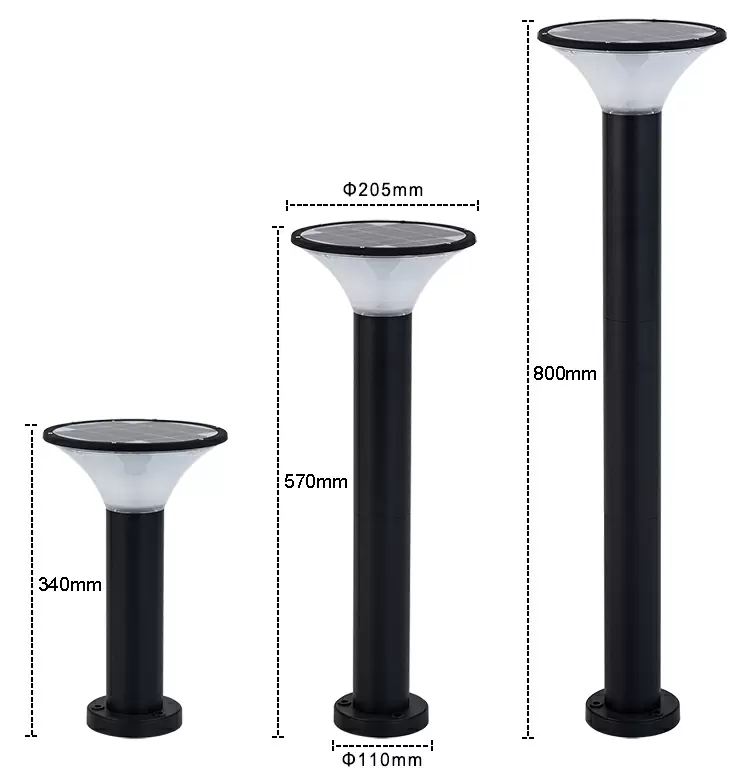 Solar Lawn Light detail