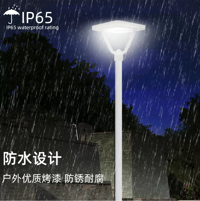 Garden solar light detail