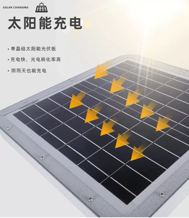Garden solar light detail