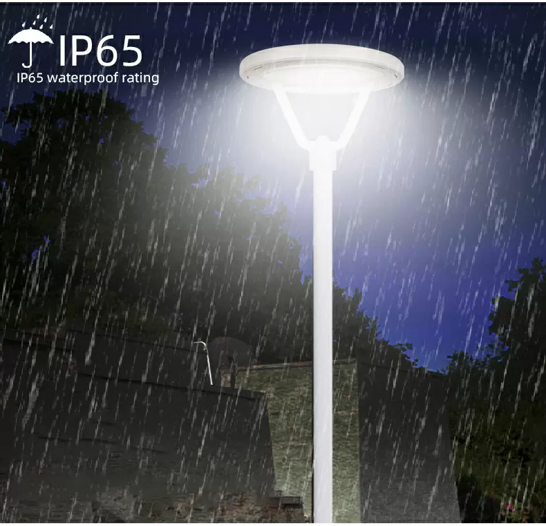 Solar light for garden detail