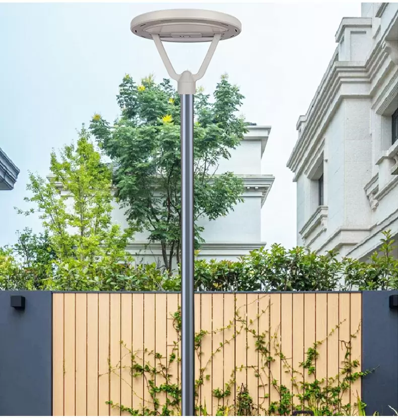 Solar light for garden detail