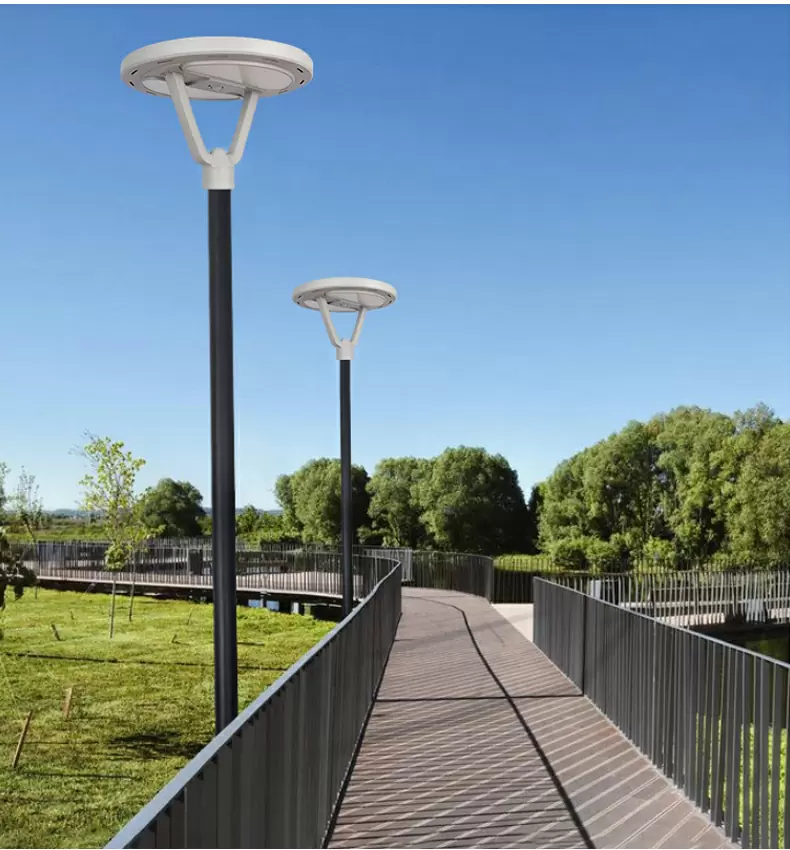 Solar light for garden detail