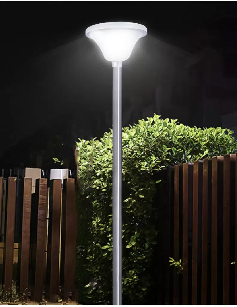Garden lights solar powered detail