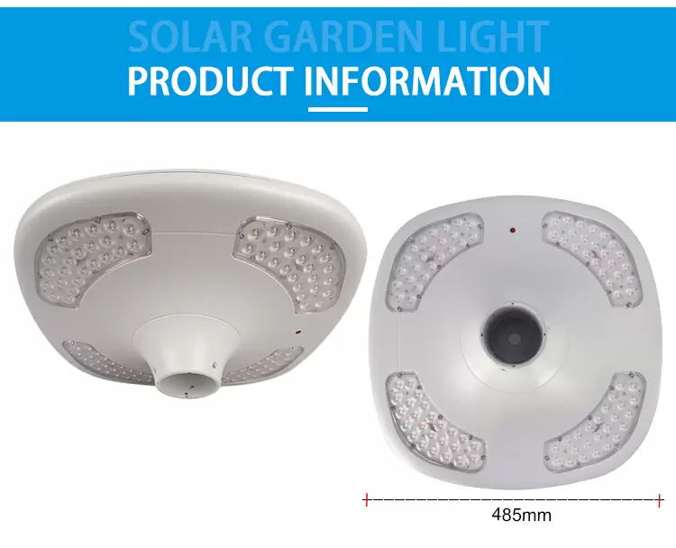 Solar garden lamp detail
