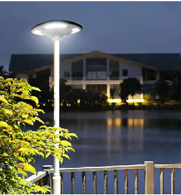 Solar garden lamp detail