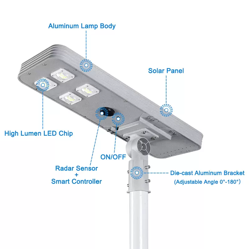 Solar powered led street light thumbnail 9