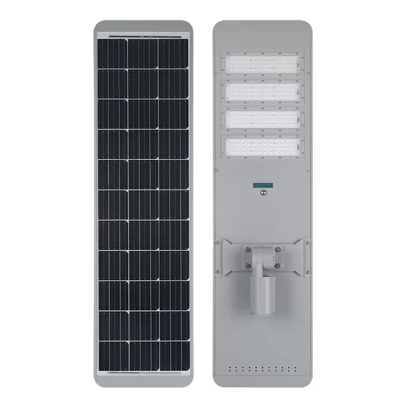 Intelligent solar street light detail
