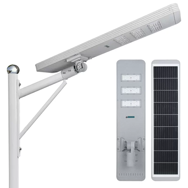 Solar powered led street light detail