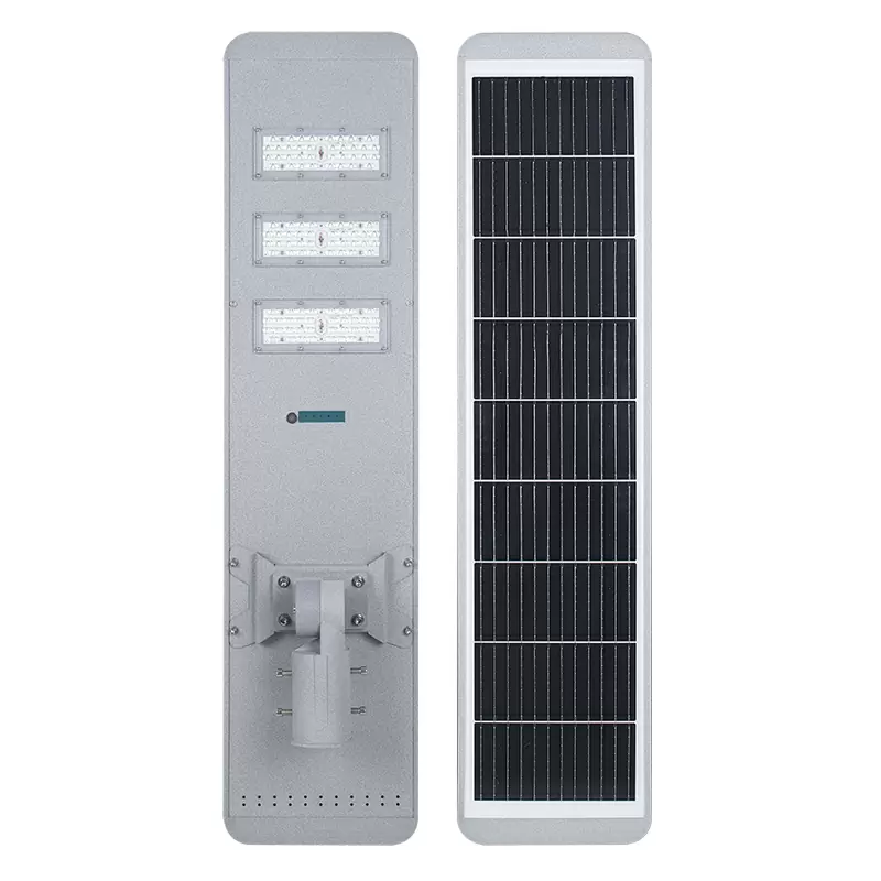 Solar powered led street light detail