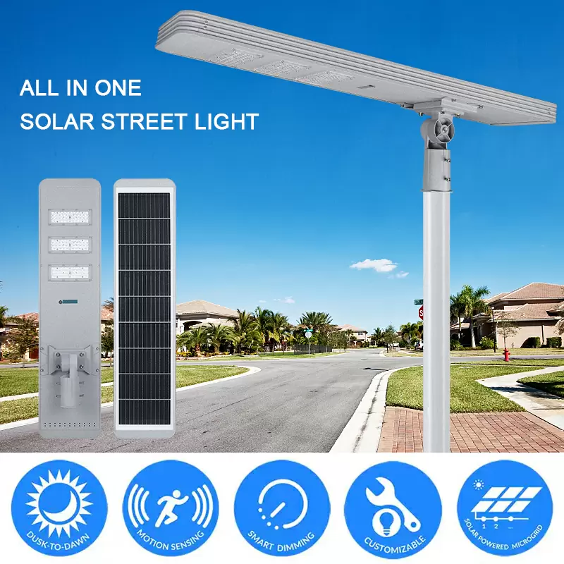 Solar powered led street light - Main Image