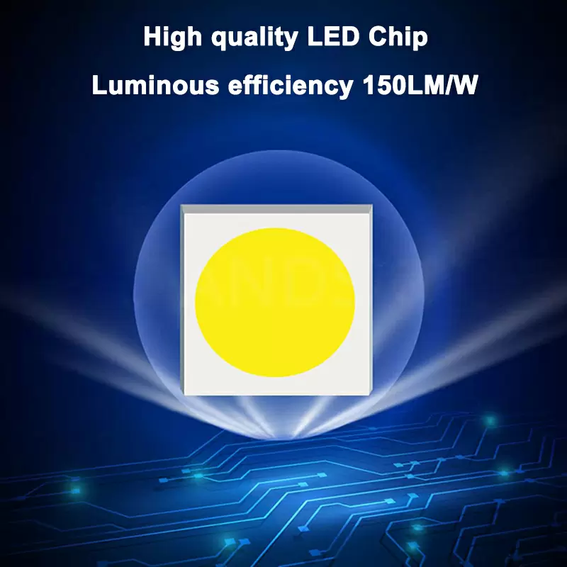 Solar powered led street light detail