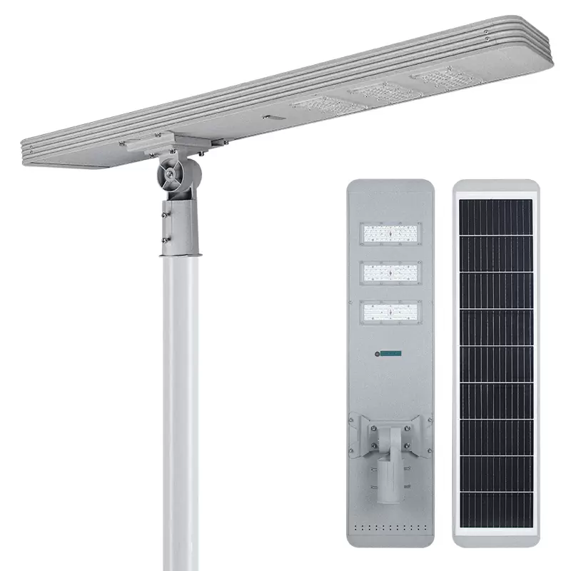 Solar powered led street light detail