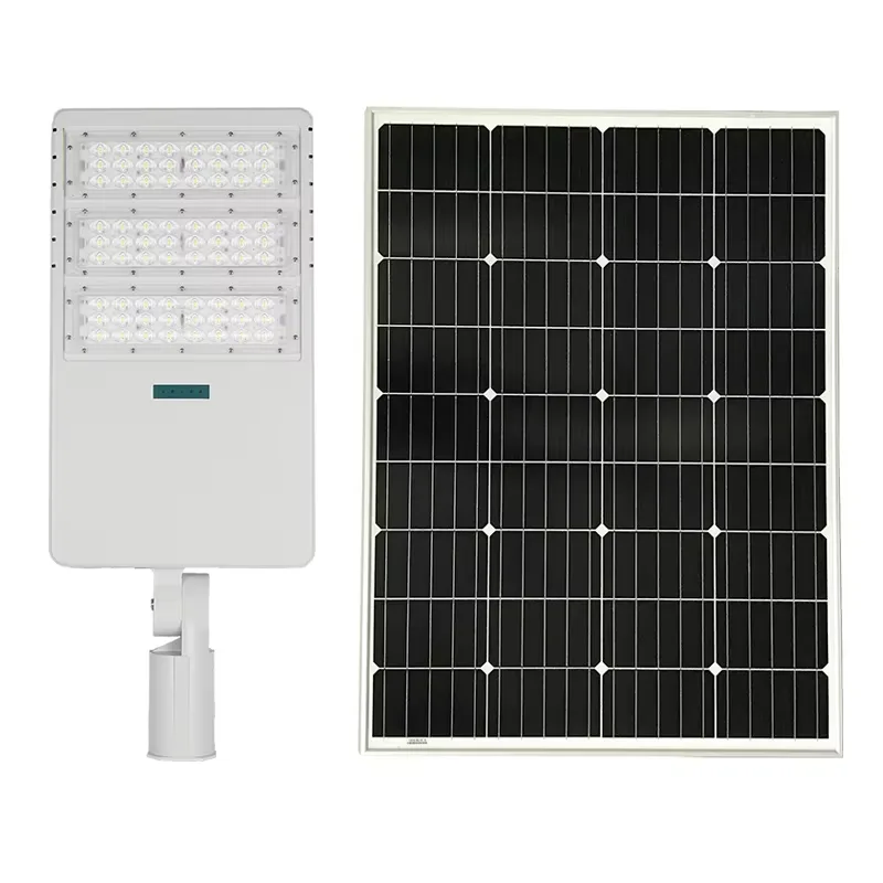 BY All in two solar street light detail