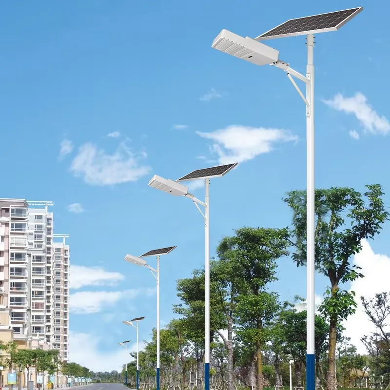 BY All in two solar street light detail