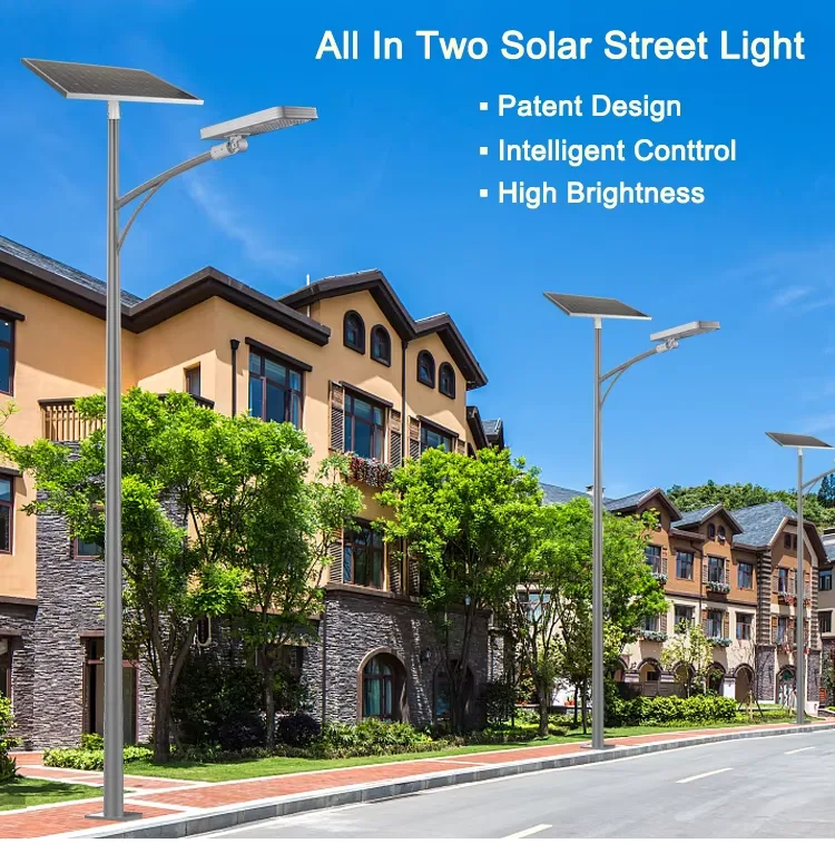 MTR All in two solar street light detail