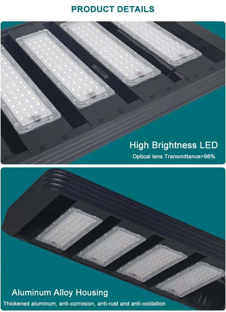 TK348 All in one solar street light detail