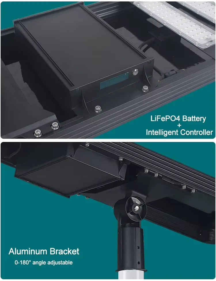 TK348 All in one solar street light detail