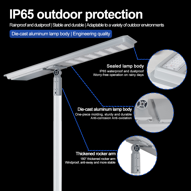 TL All in one solar street light detail