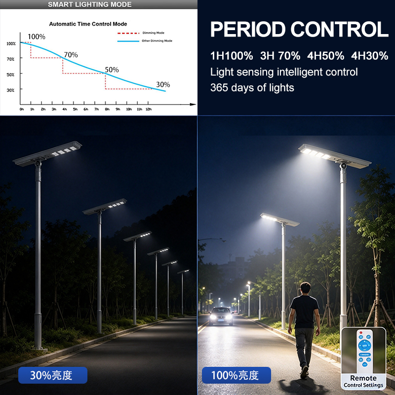 TL All in one solar street light detail